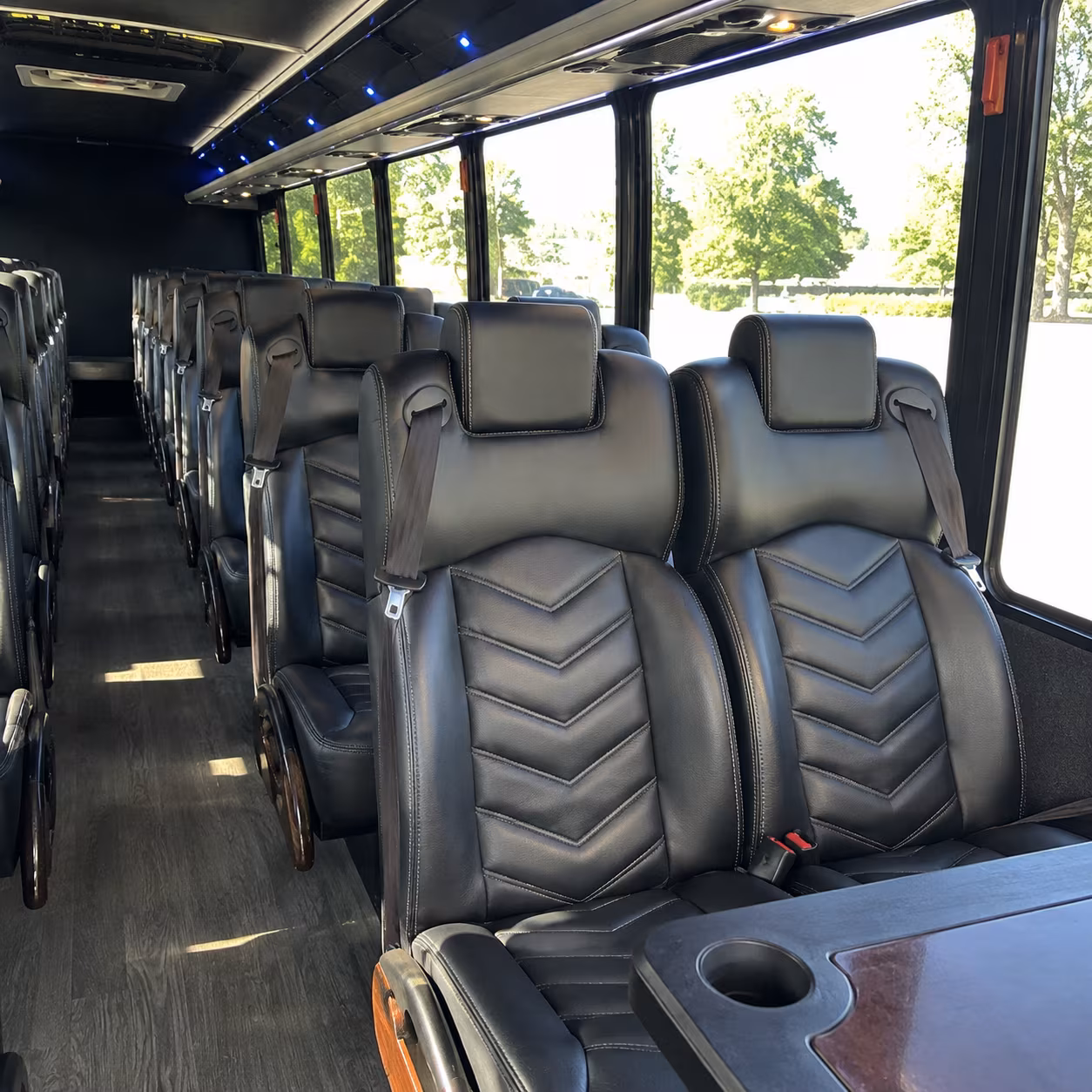minibuses and sprinter vans for canyon and mountain venue weddings