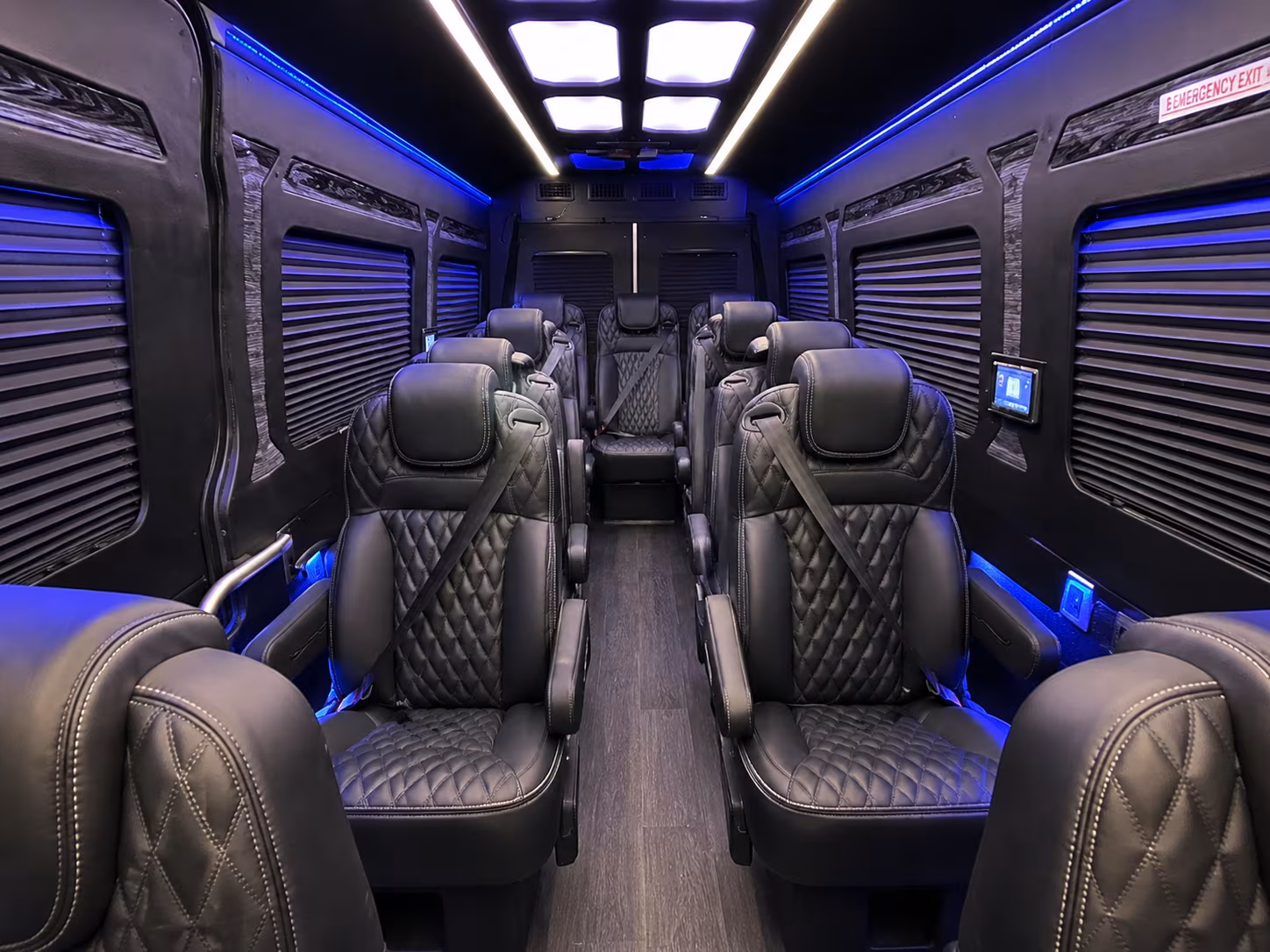 south jordan airport transportation onboard seating