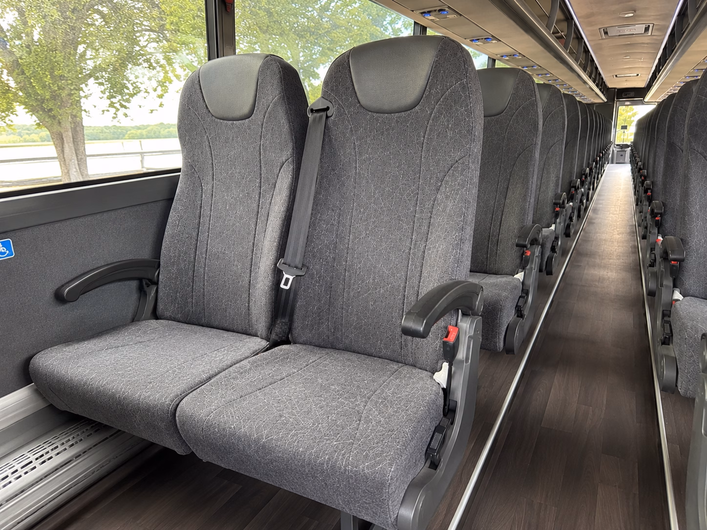 south jordan charter bus rental inside